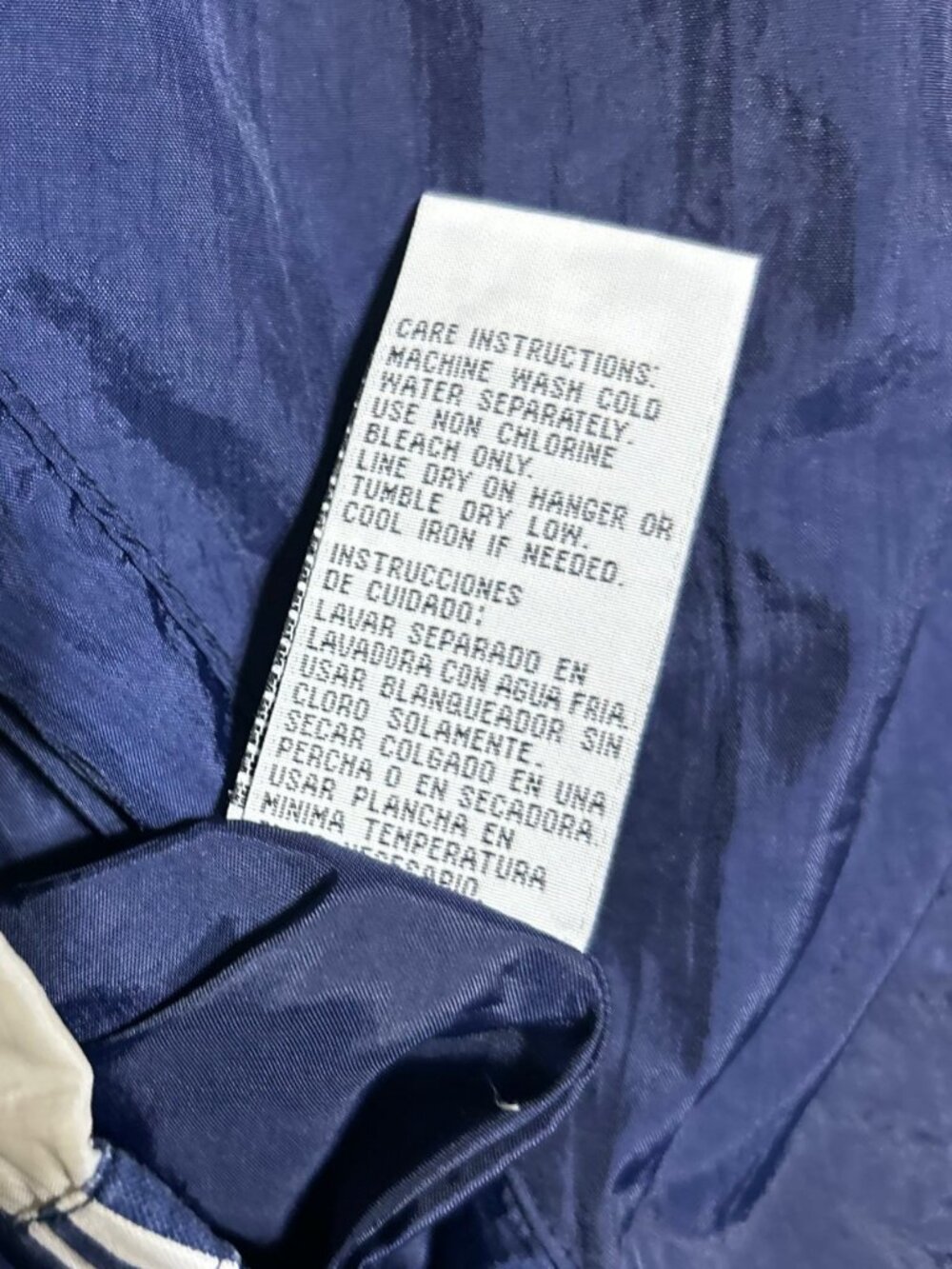 Vintage 1980s Women's Teal/Navy Current Seen Essentials Rain Jacket; Size Large - Picture 2 of 15